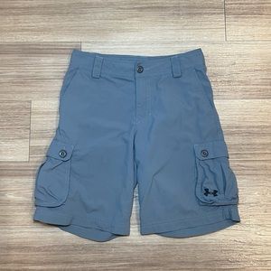 Under Armour Short Cargo Gray Pants Youth Size M